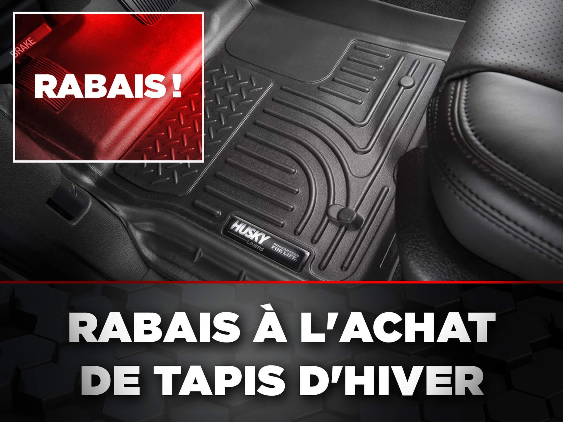 Rabais à l'achat de tapis d'hiver