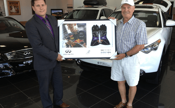 Gagnant du cadre Redbull Infiniti Racing